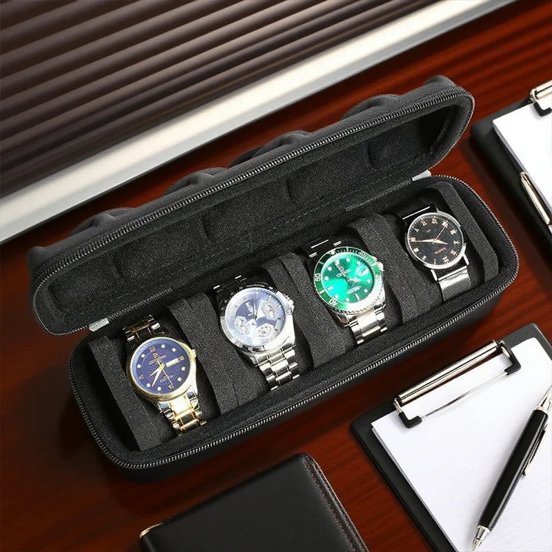 Coffret de voyage pour montres – Organisateur 8 montres