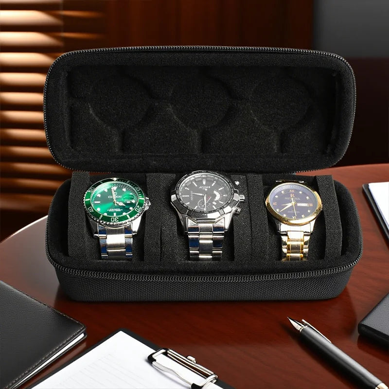 Coffret de voyage pour montres – Organisateur 8 montres