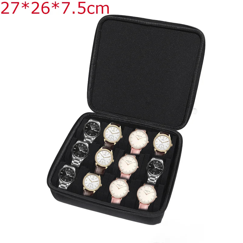 Coffret de voyage pour montres – Organisateur 8 montres