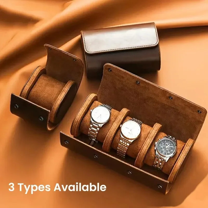 Étui de Voyage pour Montres – Organisateur Élégant 1 à 3 Montres