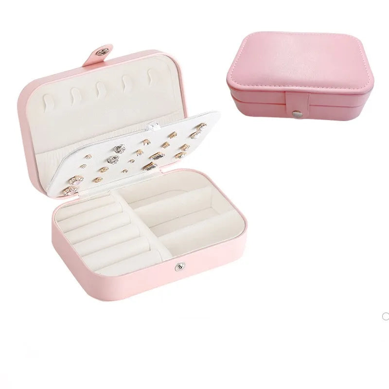 Boîte à bijoux de voyage – Organisateur élégant pour bagues, boucles d’oreilles et bracelets
