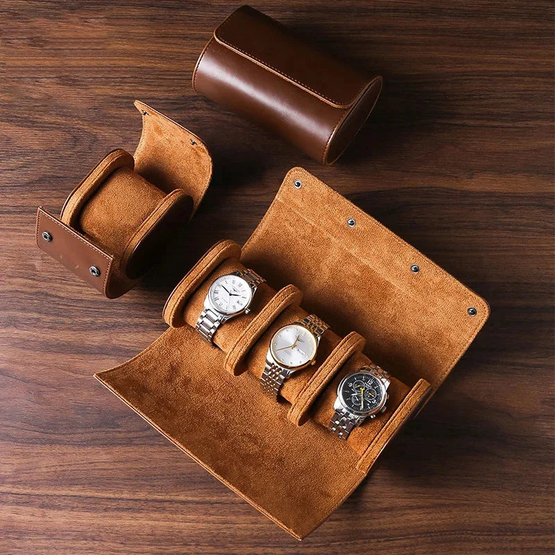 Étui de Voyage pour Montres – Organisateur Élégant 1 à 3 Montres