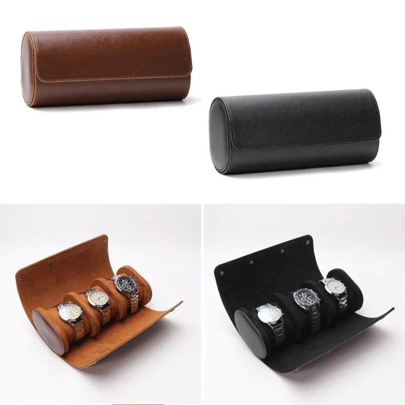 Étui de Voyage pour Montres – Organisateur Élégant 1 à 3 Montres