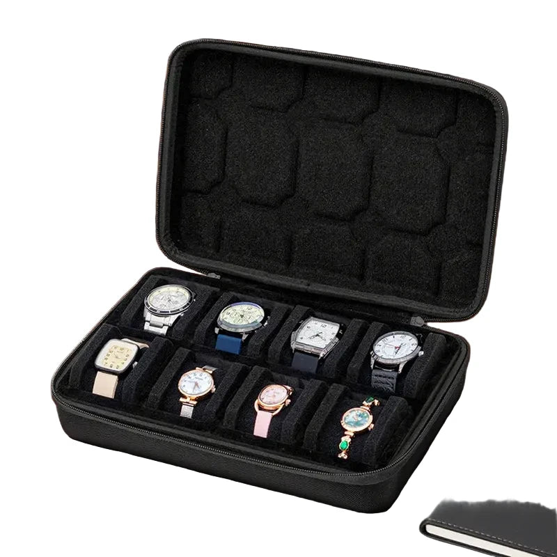 Coffret de voyage pour montres – Organisateur 8 montres