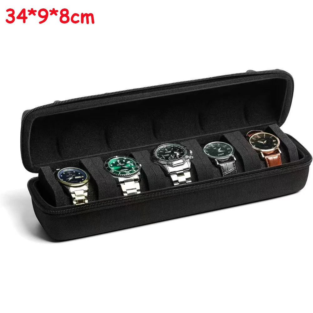 Coffret de voyage pour montres – Organisateur 8 montres
